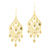 14K Yellow Gold Polished Chandelier Earring